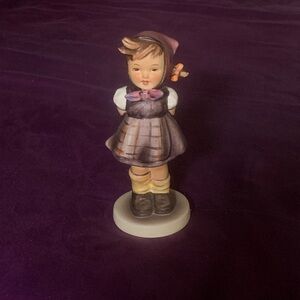 Goebel Purple & Brown Porcelain Figurine